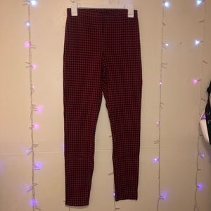 Express plaid leggings